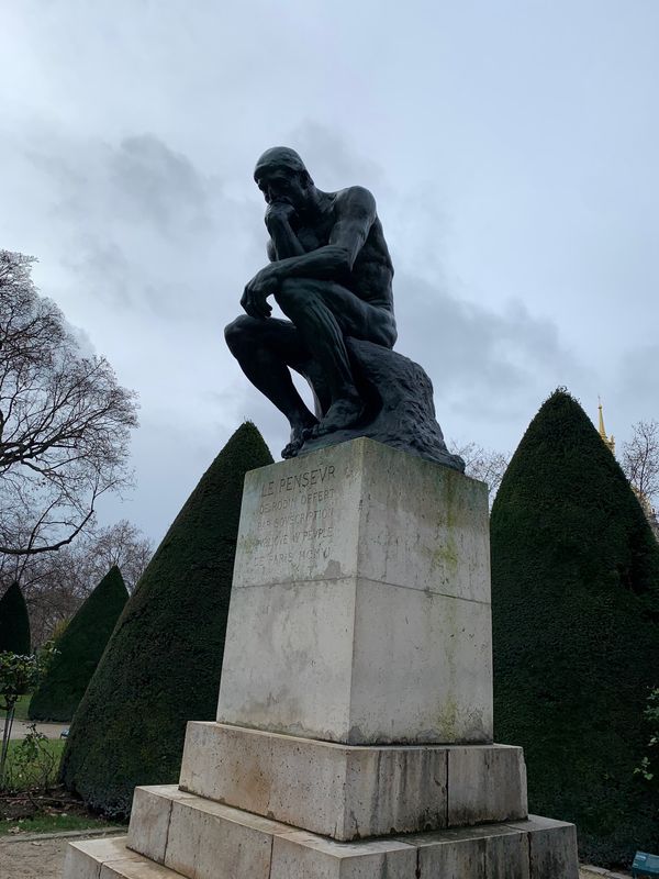 フランス「パリ旅行」の写真：ロダン美術館。
オルセー美術館から近く徒...