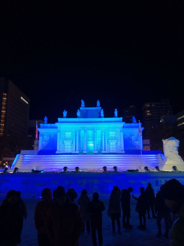 日本「雪まつり」の写真