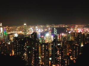 3度目にして初めてビクトリアピーク登頂
綺麗だったけど、めちゃくちゃ混んでた