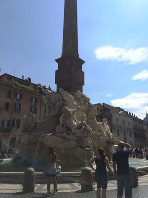 ローマ街中。