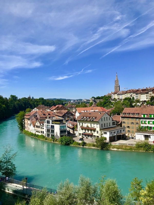 スイス・チューリヒ「スイス」の写真：ベルン
街全体が世界遺産。
小高い山から...