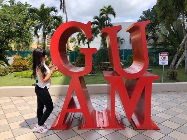 グアム・グアム「次女とグアム」の写真