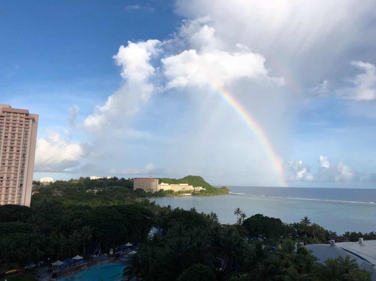 グアムでしか見れない風景があるんだな。