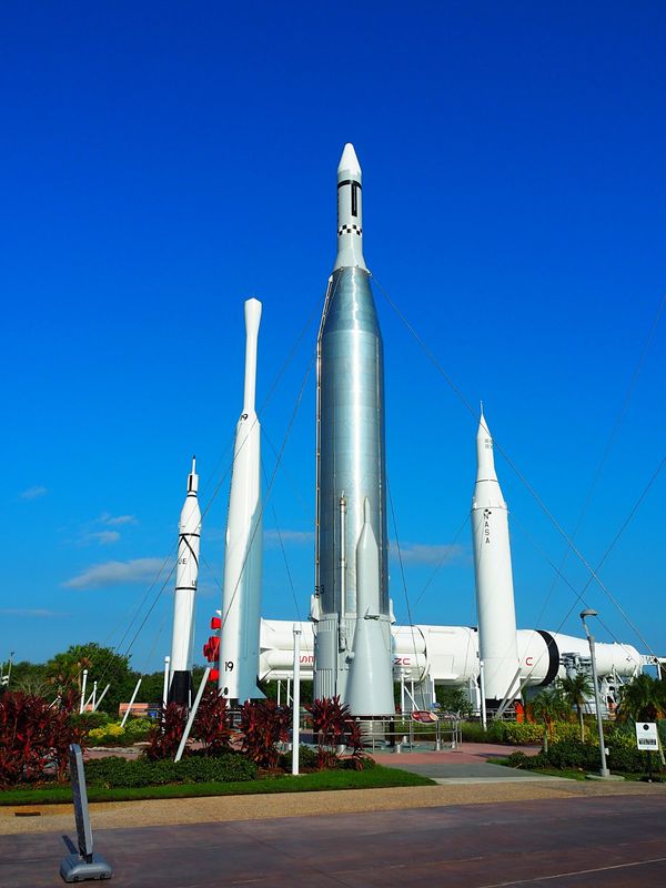 アメリカ(米国)・フロリダ「フロリダ アメリカ最南端を目指して」の写真：ケネディ宇宙センター
スペースシャトルの...