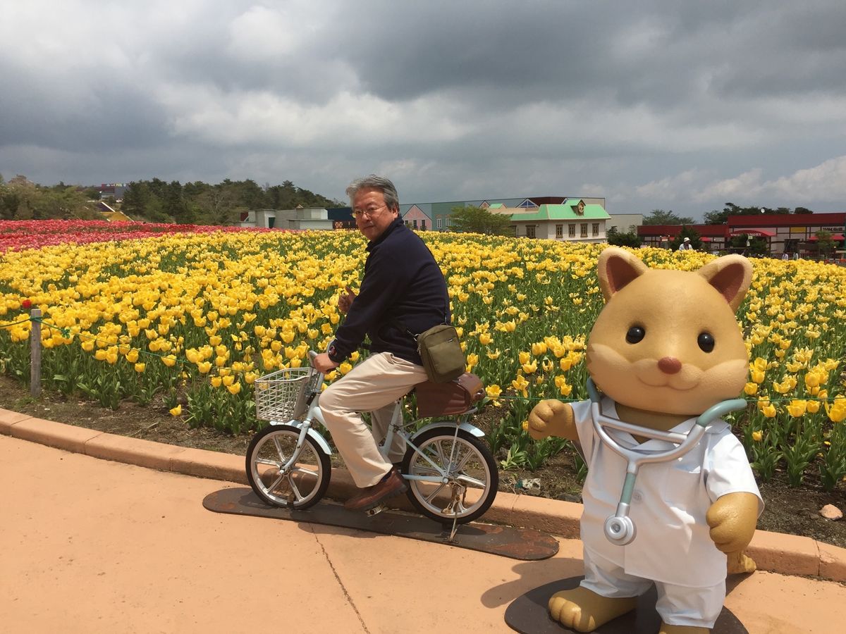 標高が高いので、GWにチューリップ🌷