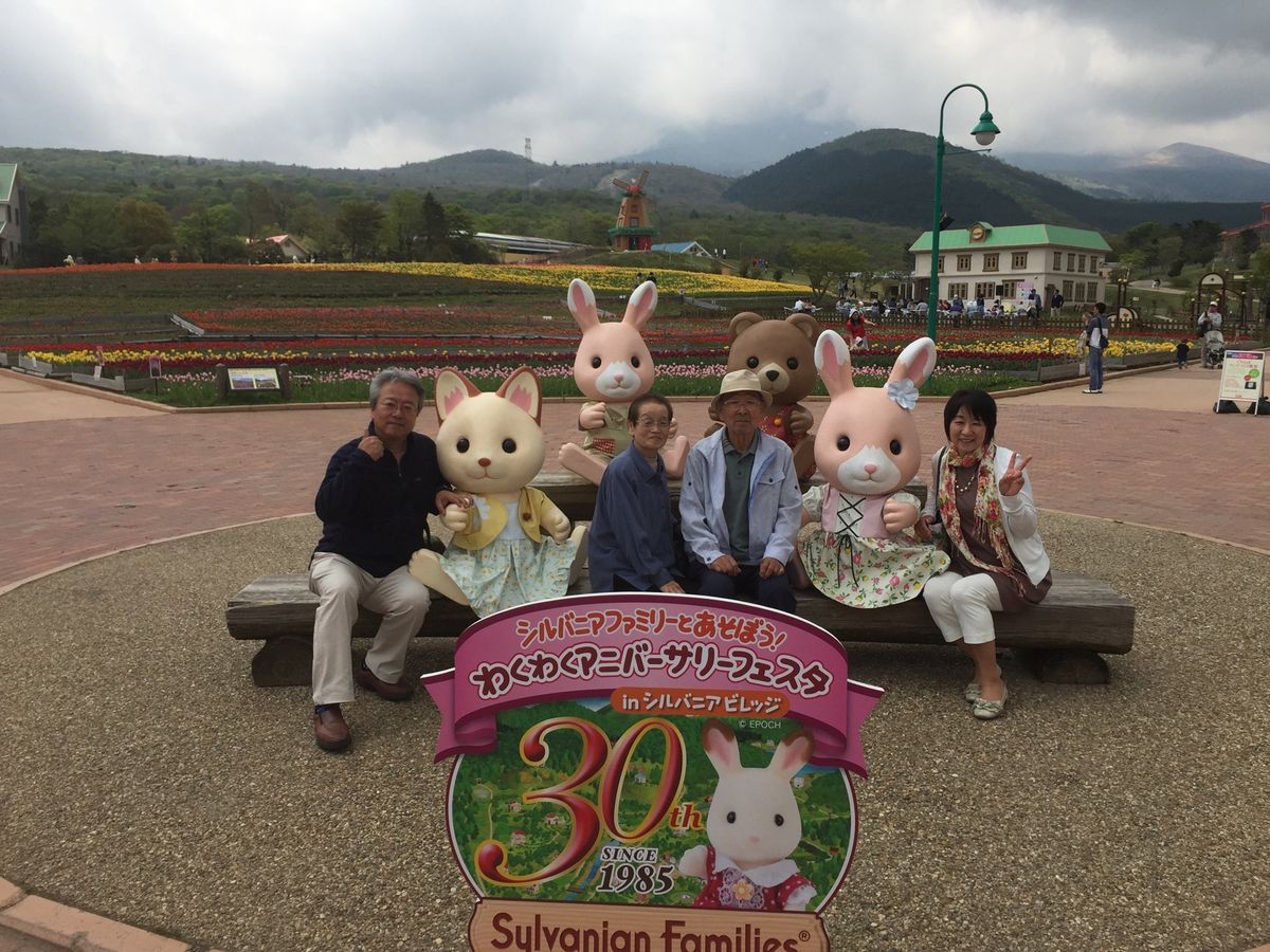 標高が高いので、GWにチューリップ🌷