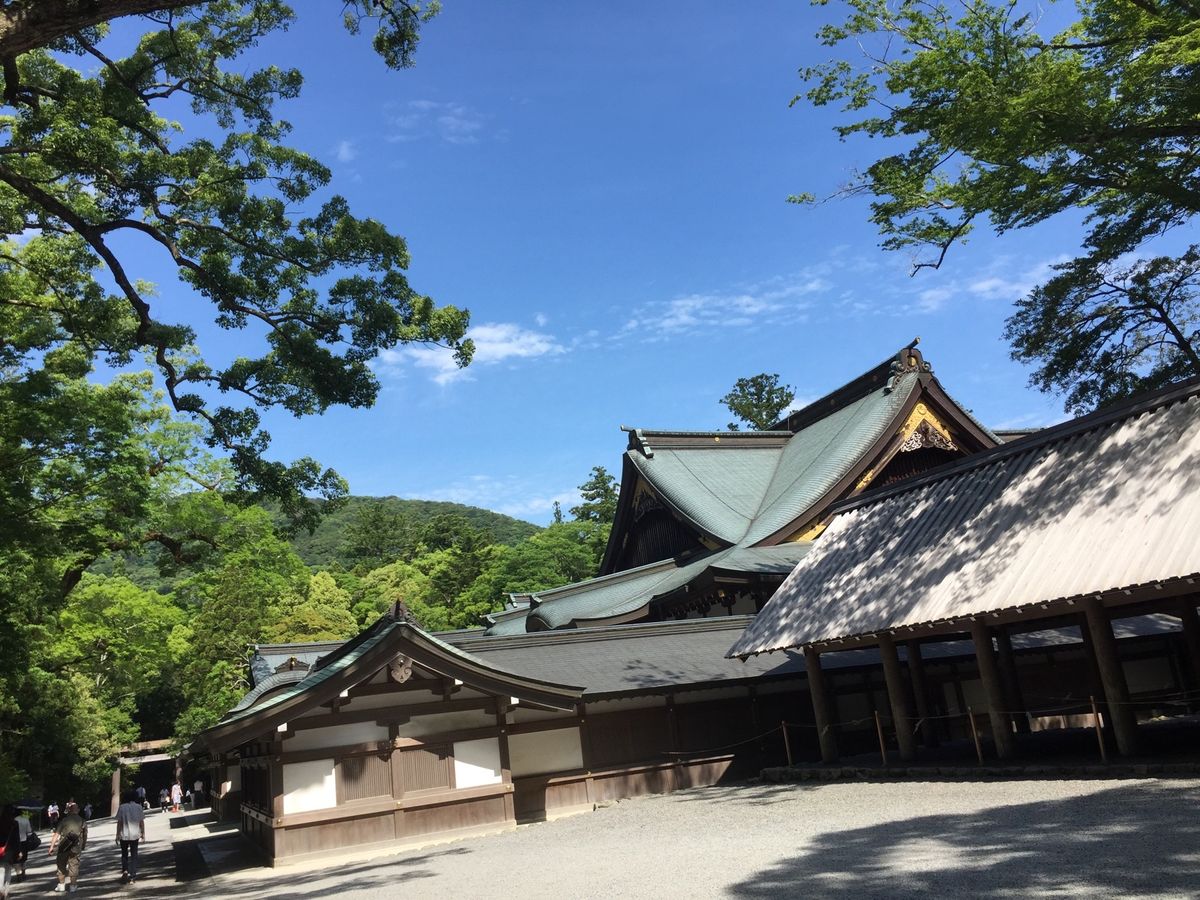 やはり空気が違う。伊勢神宮の境内に入ると、気が引き締まる⁉️