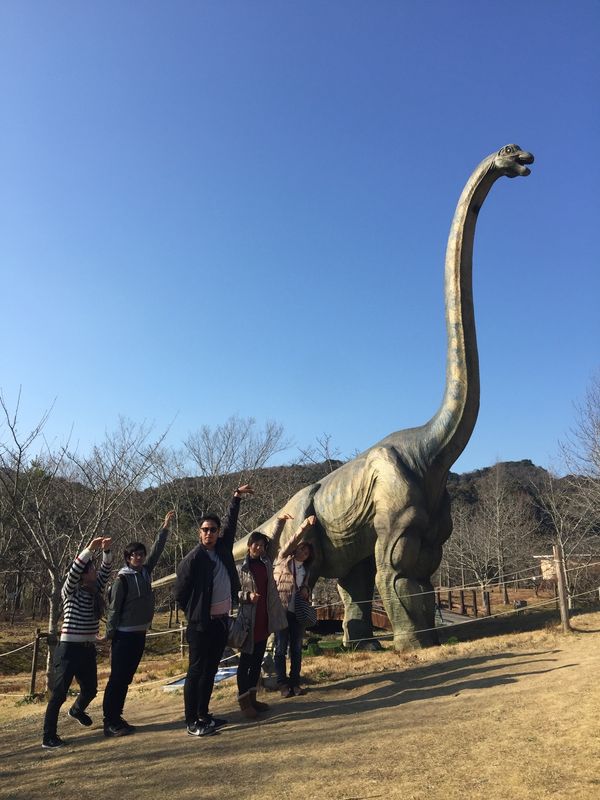 日本「「2017年正月　浜名湖&amp;ぬくもりの森」」の写真：フルーツパークには、恐竜🦕あり。