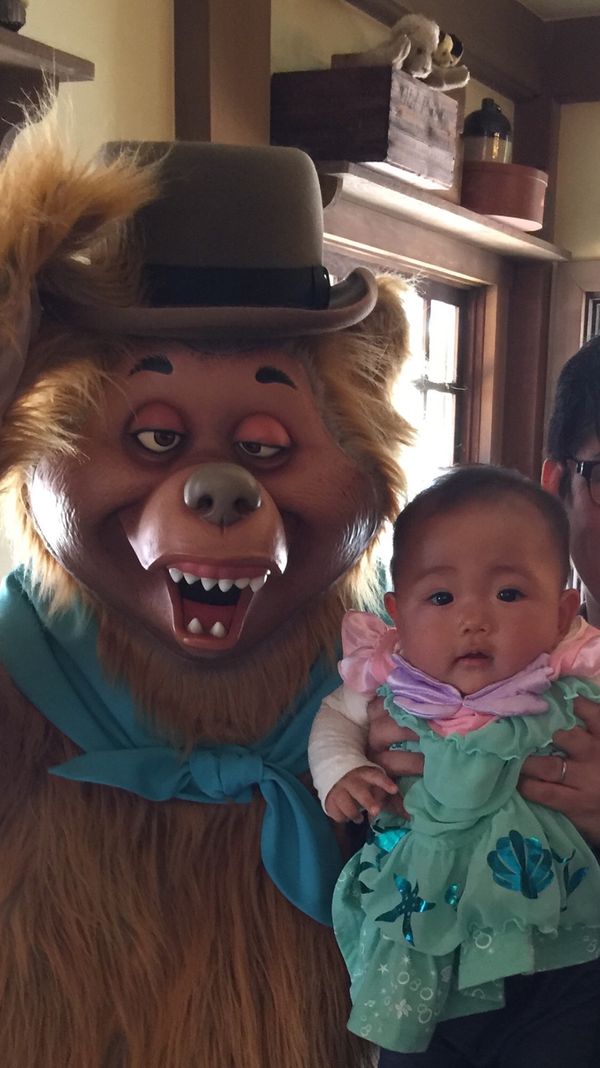 日本「「孫の東京ディズニーランドデビュー」」の写真：親子４世代で行きました❣️