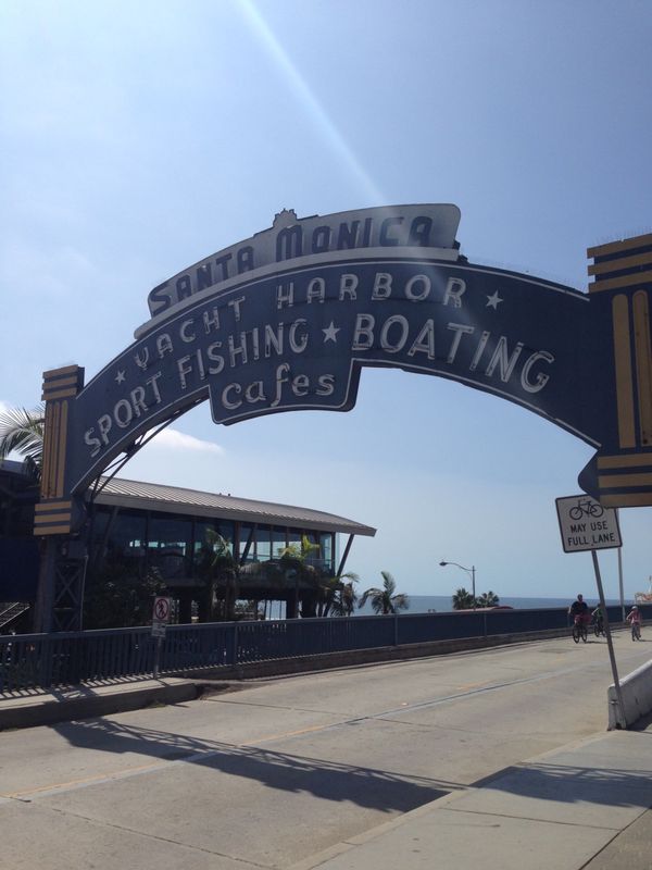 アメリカ(米国)・サンタモニカ、「ロサンゼルス」の写真