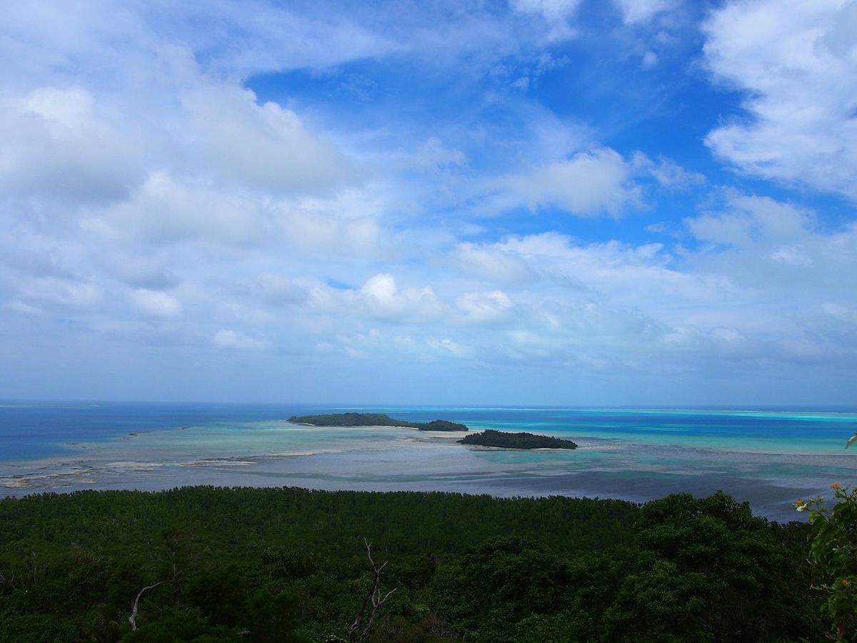 パラオの北部 ノースアイランドのホワイトサンドは笑っちゃうくらいの美しさです