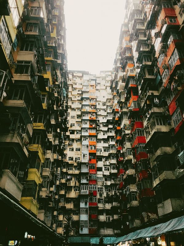 香港・香港「15年ぶりの香港」の写真：モンスターマンション
ポストもすごかったよ