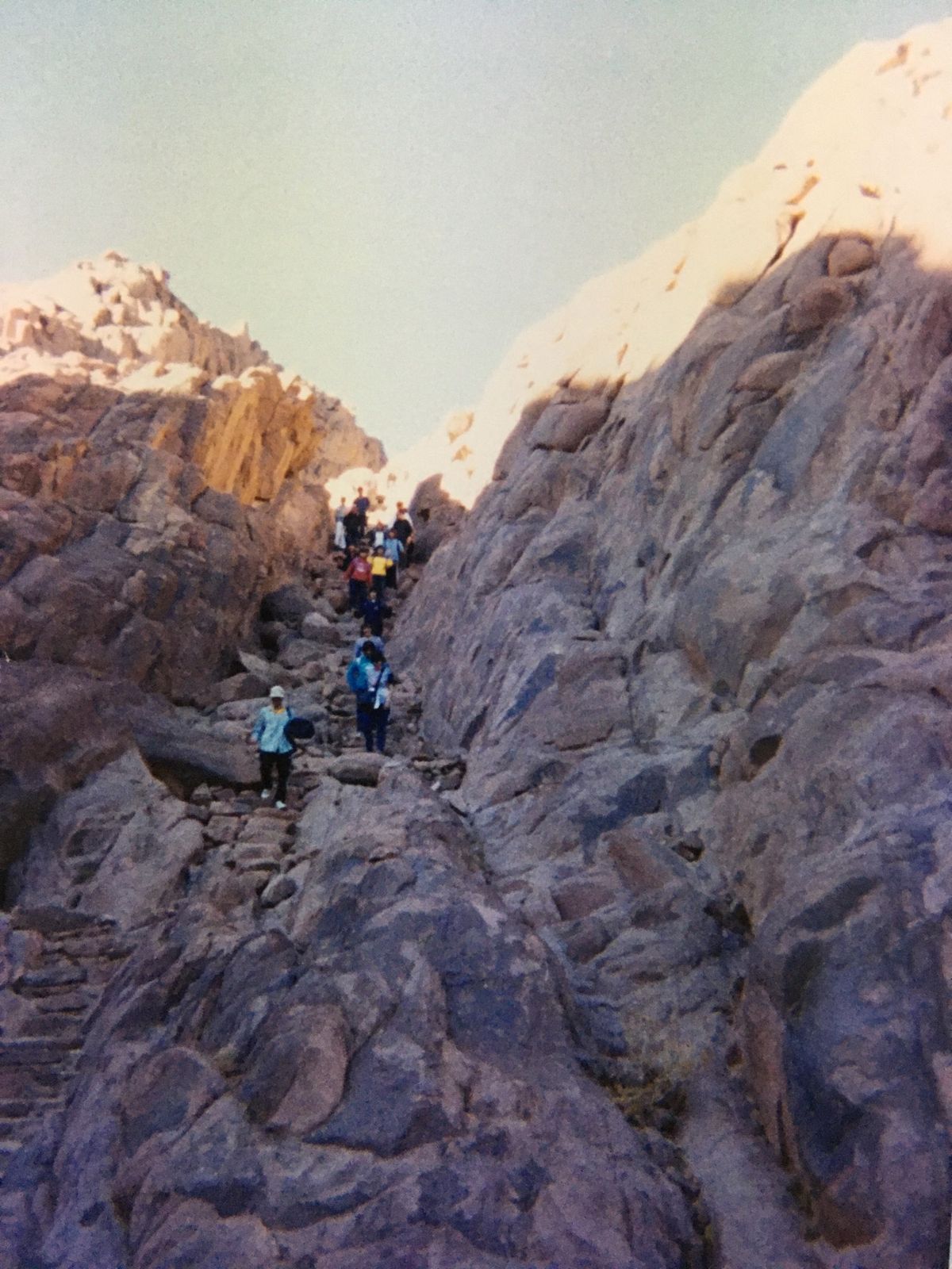 スエズ運河。陸路でシナイ半島へ。何回もパスポート提示した記憶が…

紅海を...