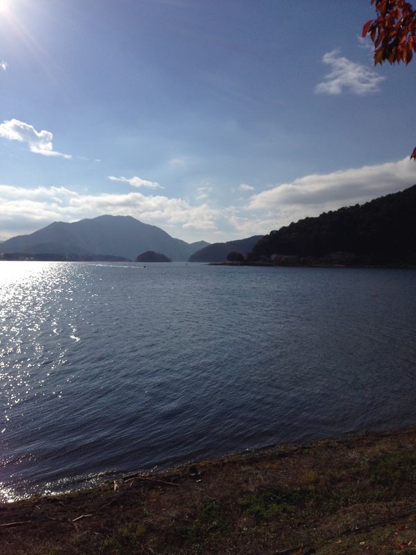 日本・山梨県「河口湖」の写真：河口湖
