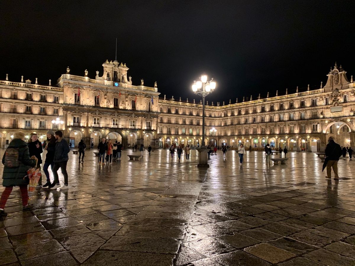 ✴︎雨上がりのサラマンカマヨール広場
✴︎グラナダのバルにてガンバスのピル...