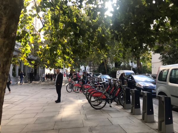 イギリス(英国)・ロンドン「イギリス出張✈︎ 視察編」の写真：✴︎レンタサイクルデビュー！以来ロンドン...