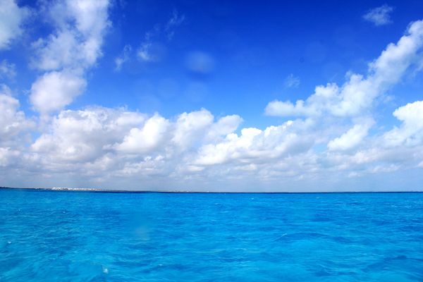 メキシコ・カンクン「メキシコ　イスラムへーレスの海は今までで一番青かった」の写真：カンクンから日帰りで訪れたイスラムへーレ...