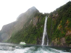 ミルフォードサウンド
氷河が大地を削って作ったフィヨルドで、数時間のクルー...