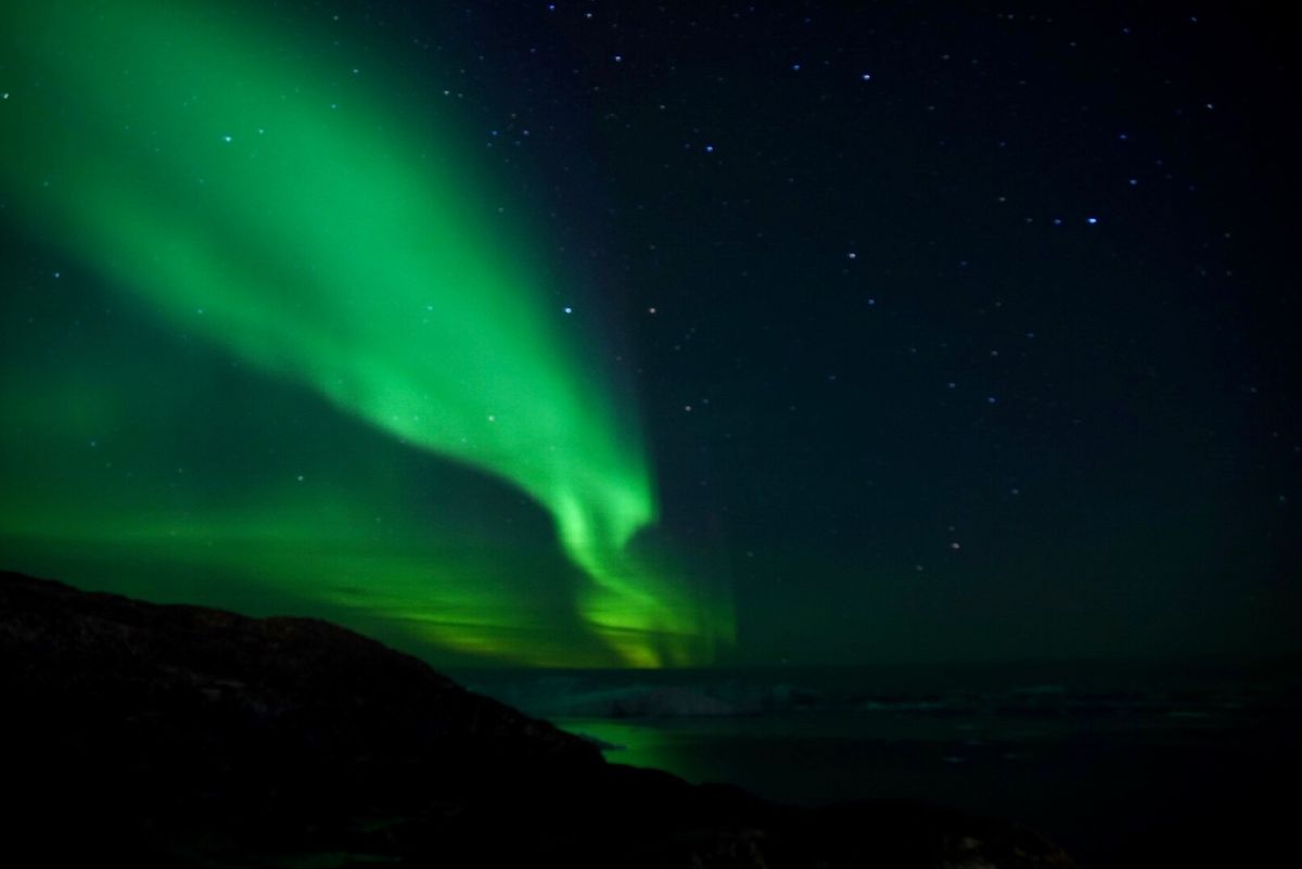 2時間以上たった1人でオーロラを堪能