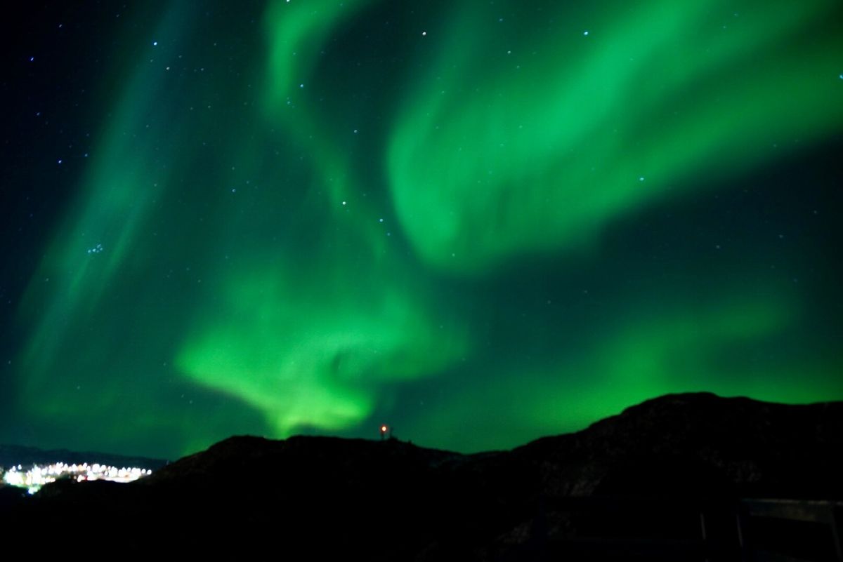 2時間以上たった1人でオーロラを堪能