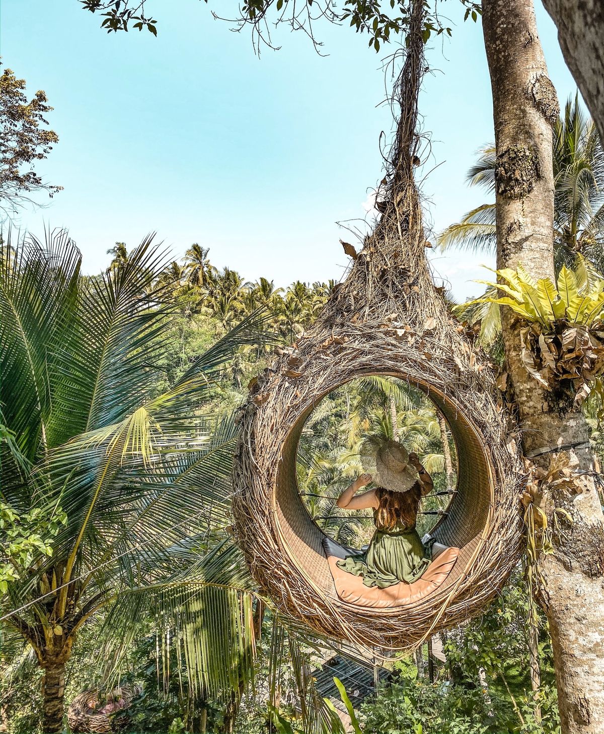 写真スポットがたくさん。大自然の中でブランコ最高です