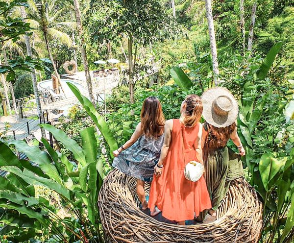 インドネシア・バリ島「バリ島旅行」の写真：写真スポットがたくさん。大自然の中でブラ...