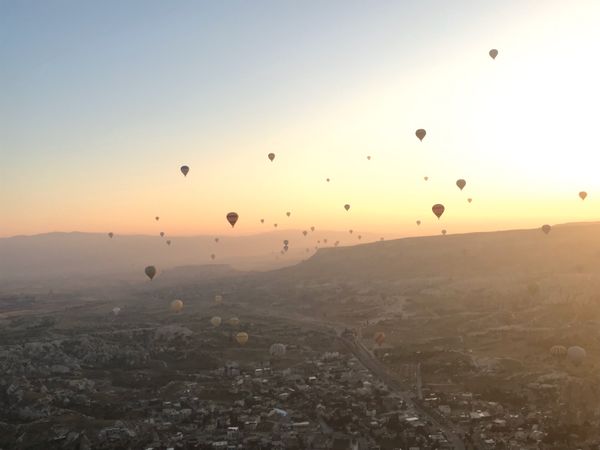 トルコ「トルコ旅」の写真：カッパドキアの気球からの景色をまとめました✨