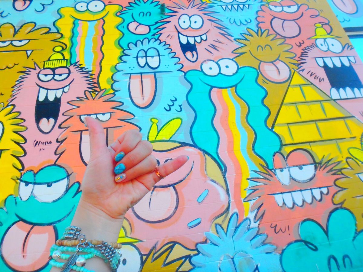 カカアコ壁画めぐり。