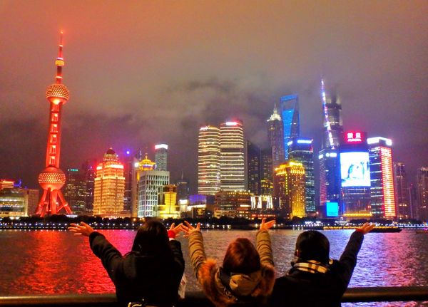 中国・上海「上海旅行」の写真：外灘と豫園　動画ばかり撮っててしゃしんが...