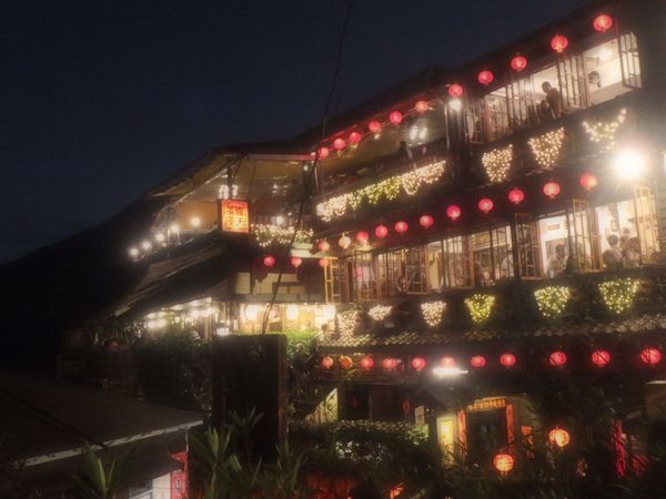 台湾「台湾旅行」の写真：九份。千と千尋の神隠しのモデルになった場...
