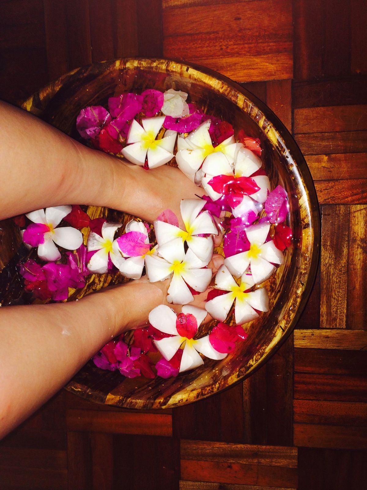 スパの三時間コース。疲れすぎて寝てしまって施術内容はおぼえてないけど。雰囲...