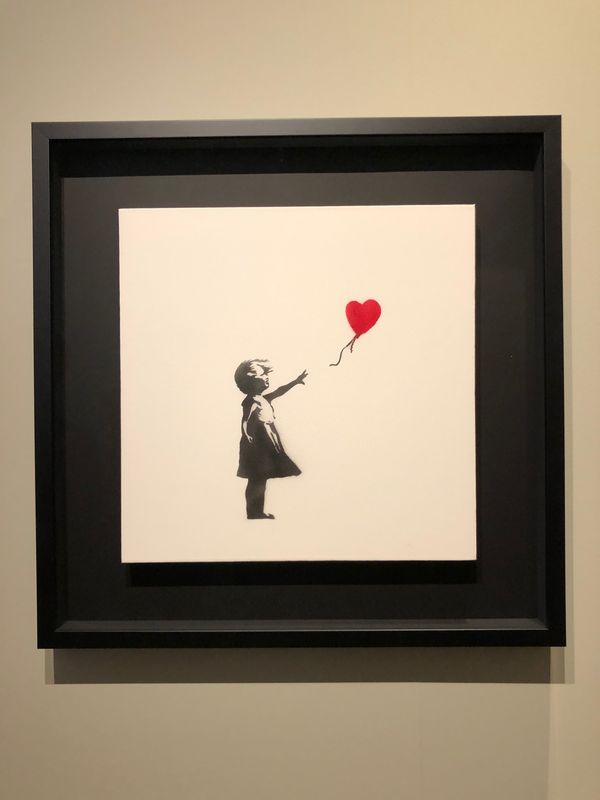 オランダ「アムステルダムでバンクシー」の写真：メインはフェルメールでしたが楽しめました
