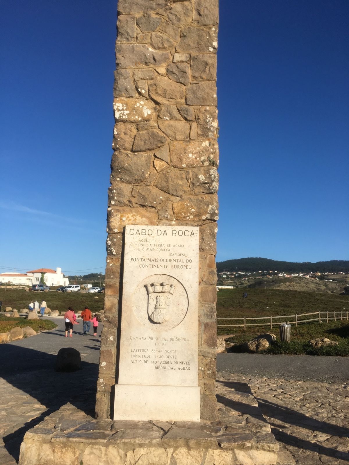 ロカ岬
大陸の最西端　ポルトガル旅行で1番楽しかった場所