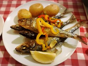 ポルトガル料理は魚介類を使った料理が多い
出汁が出ているリゾットが美味しかった！