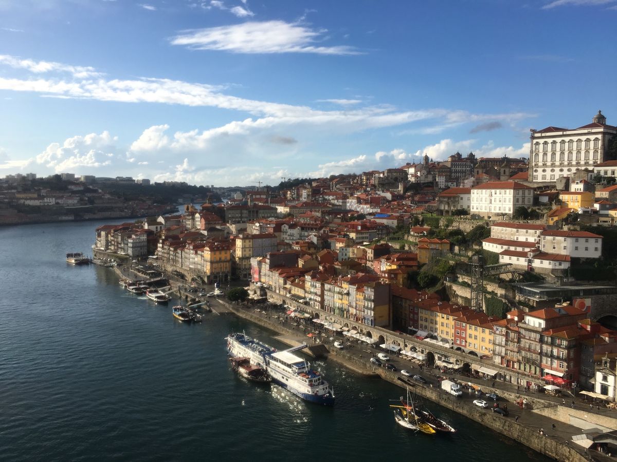 ドウロ川　虹の始まりを見れました🌈