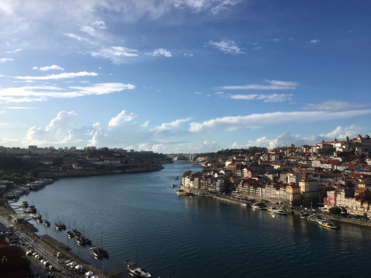 ドウロ川　虹の始まりを見れました🌈