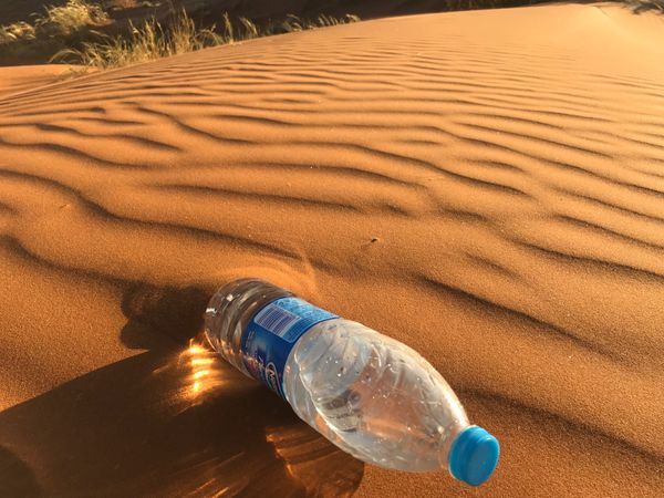 ナミビア・ウィントフック「Namibia」の写真：砂漠登るのめちゃめちゃしんどい
誰かの足...