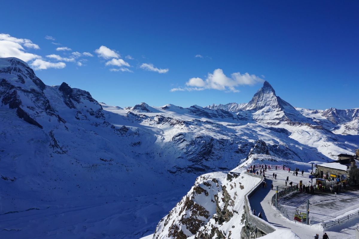 マッターホルン！！！🏔
画面越しでしか見たことなかったから感動✨