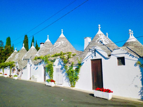 イタリア「陽光輝く南イタリア（アルベロベッロ）」の写真：「美しい樹」の意味を持つアルベロベッロ
...