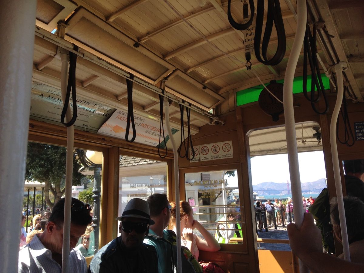 ケーブルカーからの眺め