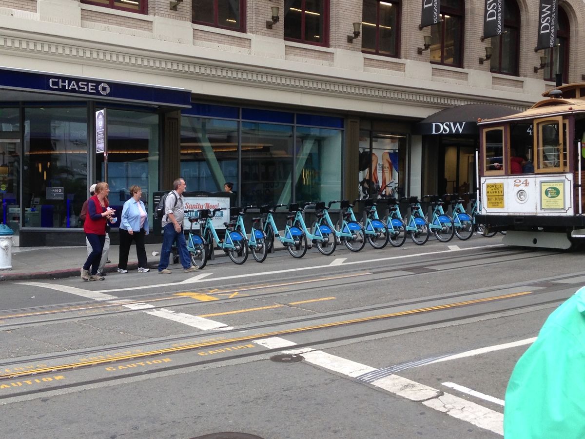 レンタサイクルができてた