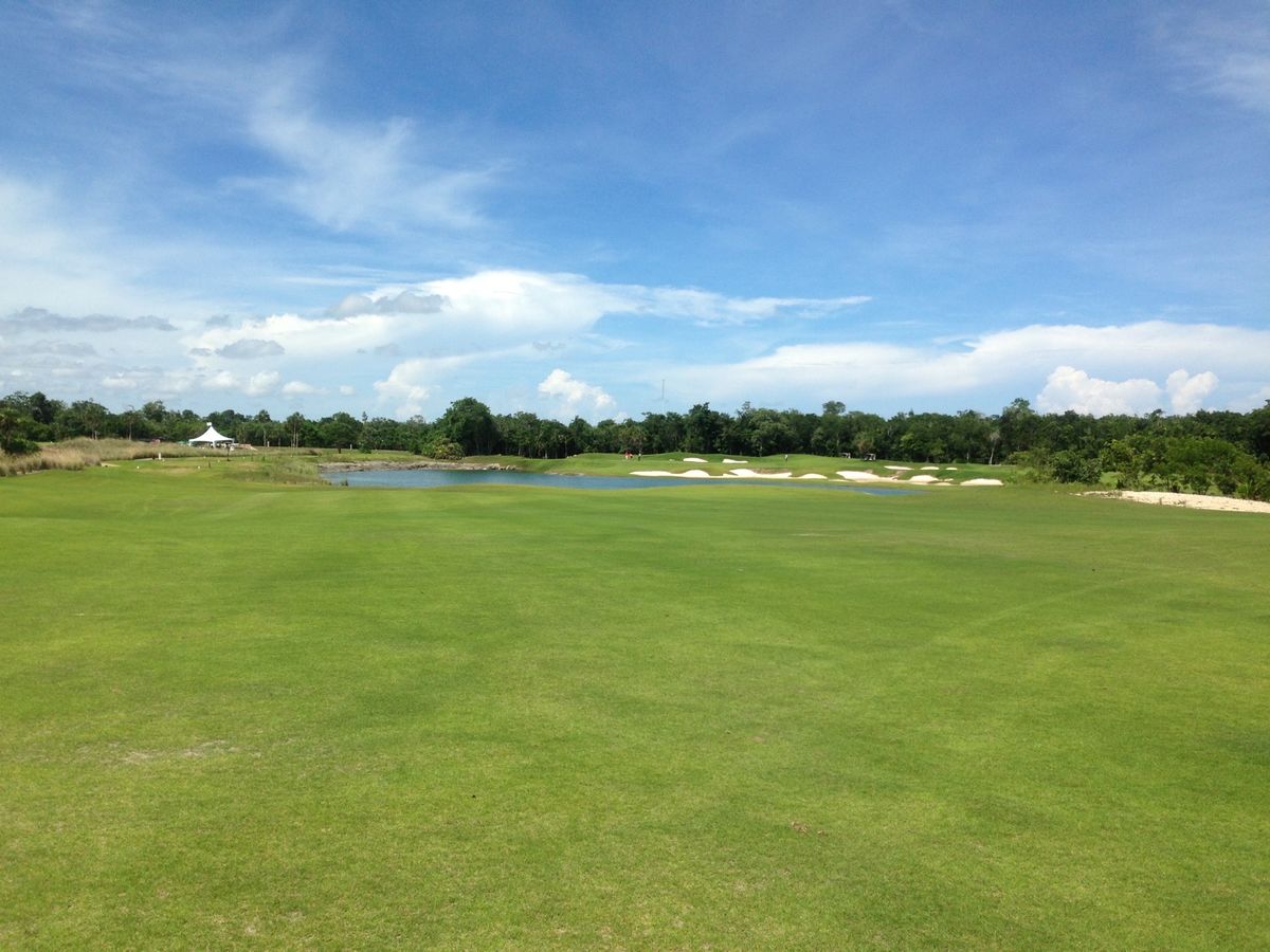 TPCカンクンにてゴルフラウンド