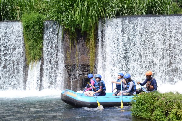 インドネシア・Bali「社員旅行」の写真：SOBEKのラフティング！楽しい！