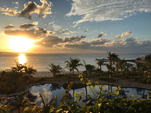 日本・Okinawa「社員旅行」の写真：ブセナテラスからのサンセット