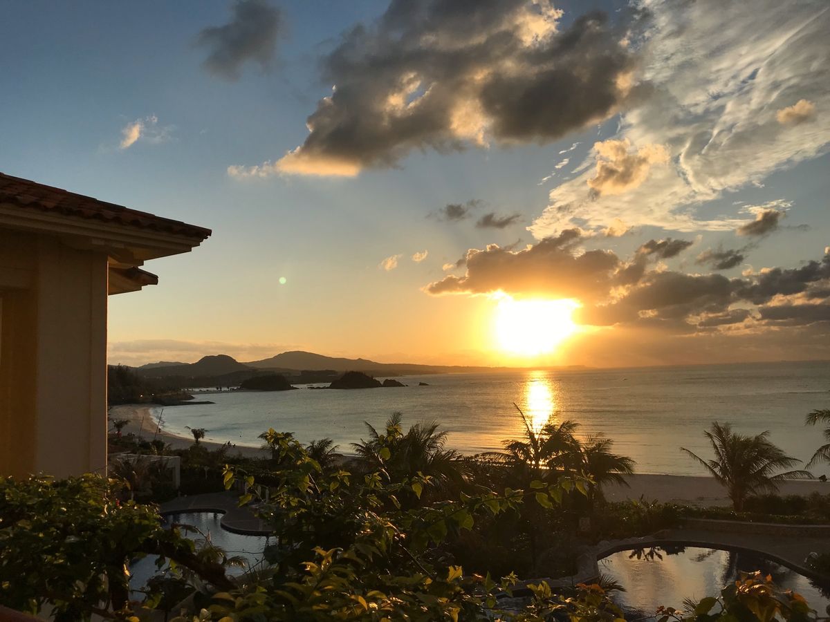 ブセナテラスからのサンセット