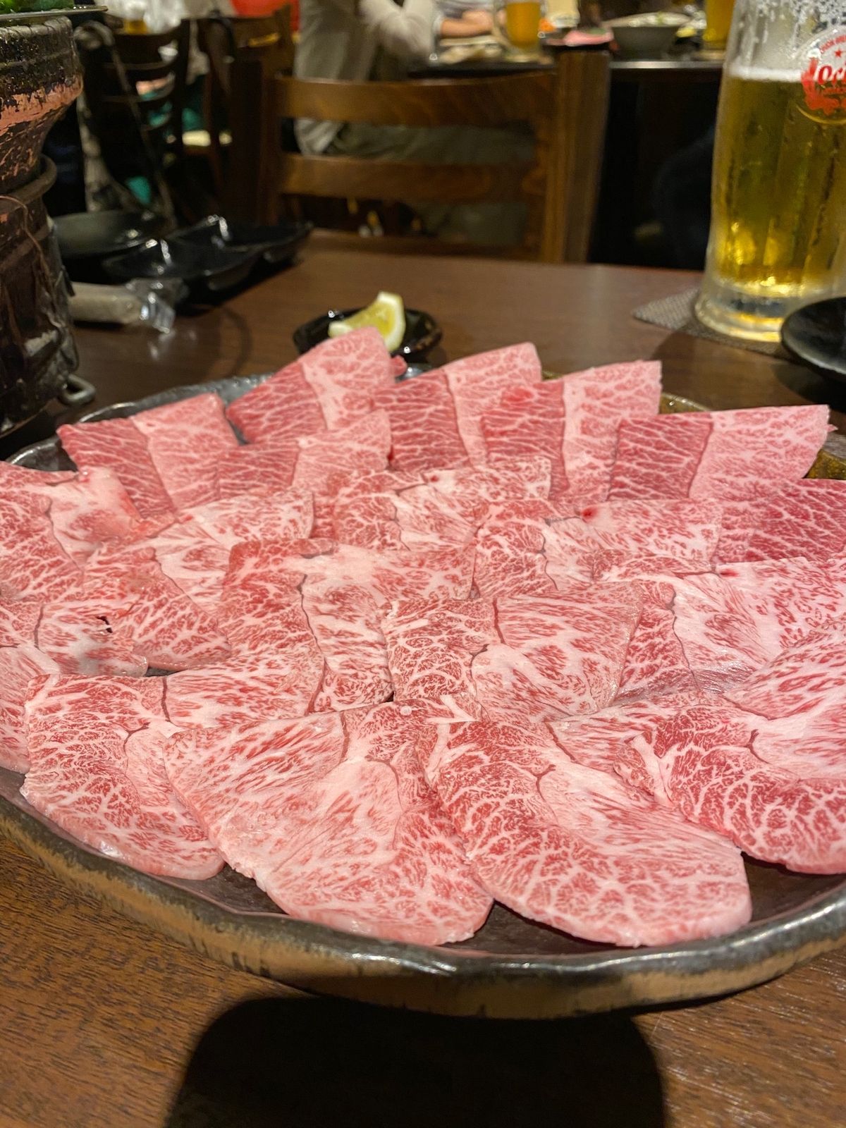 『島うし』にて夕食。お店貸切。