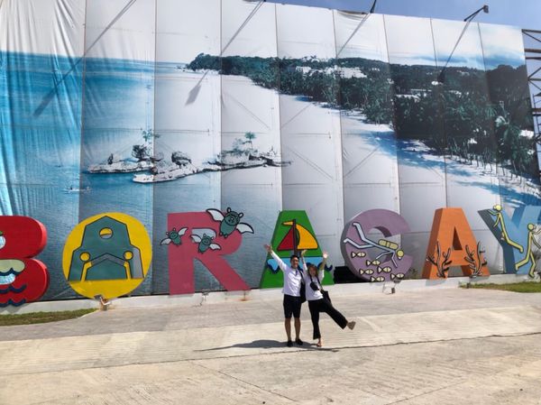 フィリピン・Boracay「Boracay🌴🌺」の写真：
カディクラン湾から船に乗り、
揺られる...