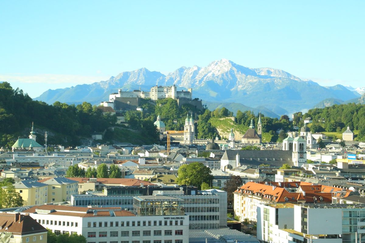 ザルツブルク　オーストリアもドイツ語だったんですが、全然言葉違ってびっくり...