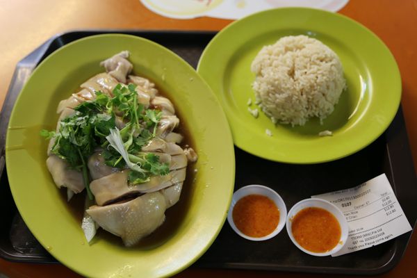 シンガポール・マリーナベイサンズ「シンガポール　5日間」の写真：全部美味しい！チキンライスは帰ってからも...