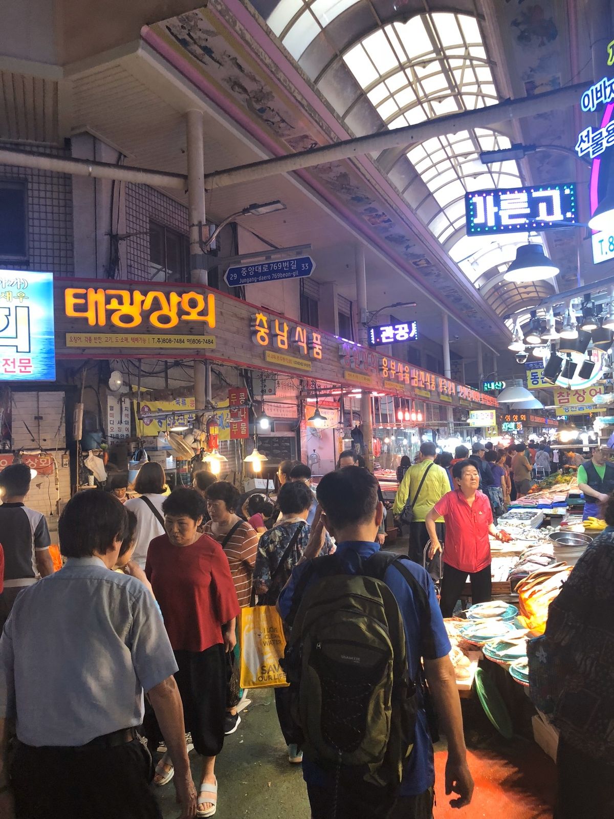 海外の市場が好きです。